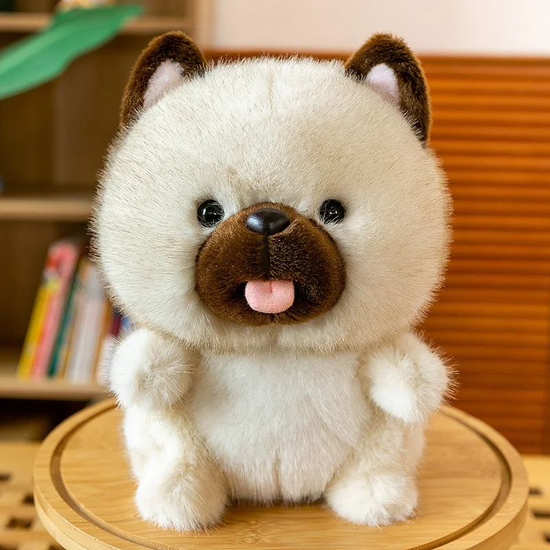 Cute Little Fat Dragon Stuffed Toy Comfortable Plush Dog Dinosaur Doll Super Soft Kids PP Cotton Washed Techniques Cross-Border