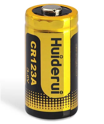 3.0V 1600mAh CR123A Lithium Primary Battery CR17345 CR2/3A Non-rechargable Made in China for Camera Security Device Intelligent