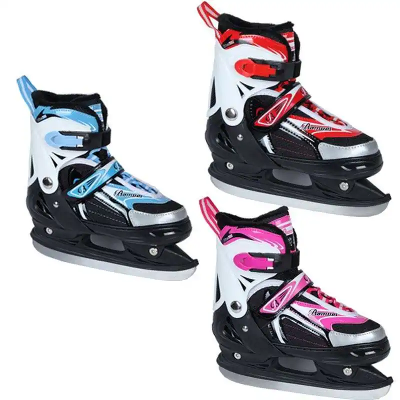 
2020 hot sale professional ice skate shoes used in ice rink rentail adjustableice skate shoes for teenagers and adults, 