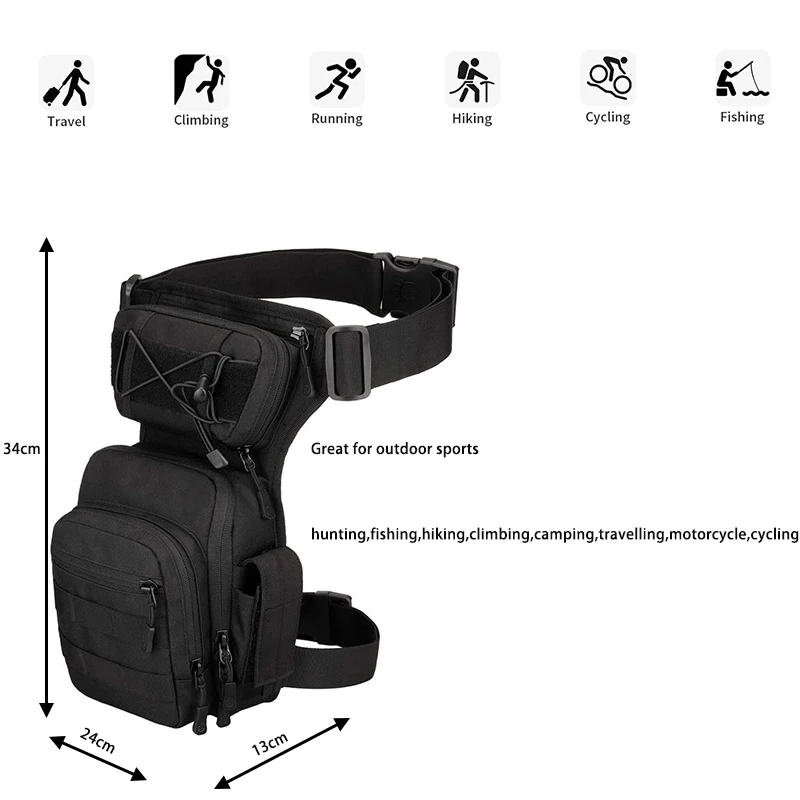MESOROCK высокой плотности 1680 D нейлоновая мотоциклетная поясная сумка для мотоцикла мужчин и женщин походная бедер уличная