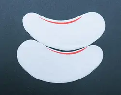 Private label hydrogel gold lint free makeup remover eyelash extensions gel patch collagen under eye pad