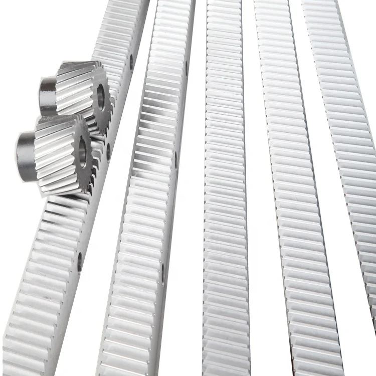 High Accuracy DIN6 M1.5 M2 M3 M4 M5 M6 Ground Steel Gear Rack and Pinion Spur Helical Tooth Made in China