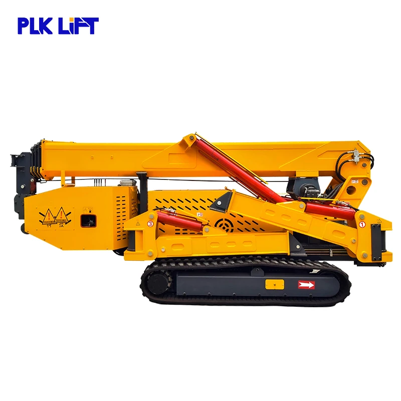 2t 3t 5t 8t 12t 14t Spider Lifting Crane Track Crawler Hydraulic 360 Turntable Crane