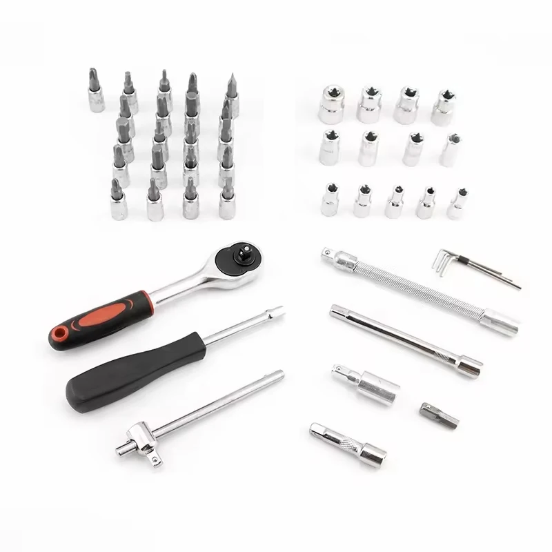 Professional Car Mechanic Tool Kit Portable Home hand Wrench Box Kit Combination OEM Support Tool Set