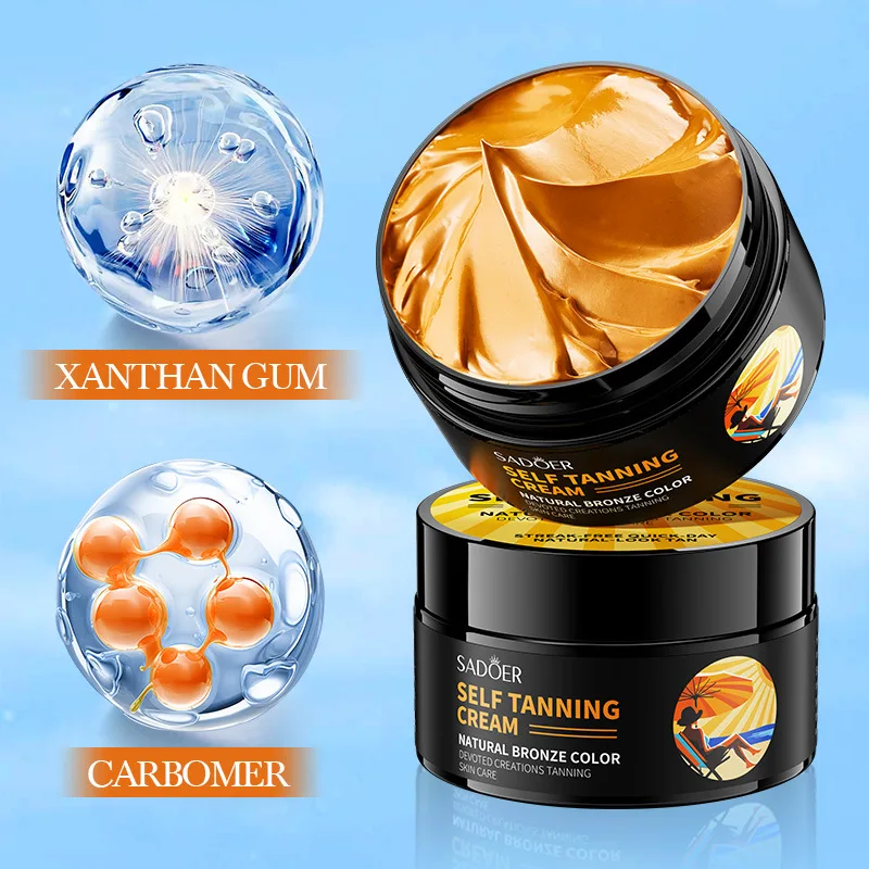 Hot Selling Bronze Black Cream Facial Tanning Lotion Moisturizing Body and Face rejuvenating Cream