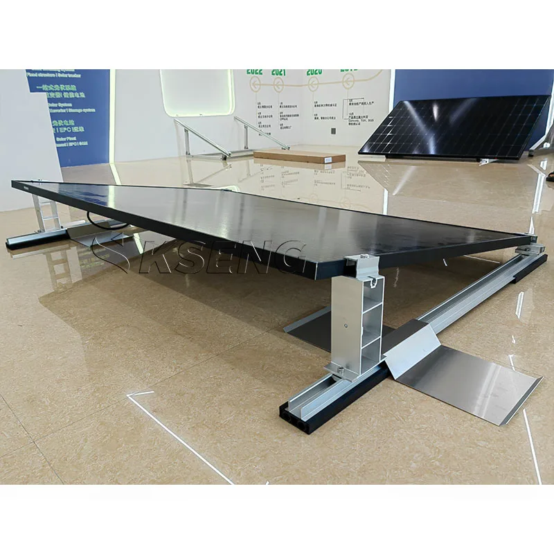 OEM Custom Ballasted Solar Mounting Solar Panel Flat Roof Mounting System Solar Panel Roof Mounting Structure