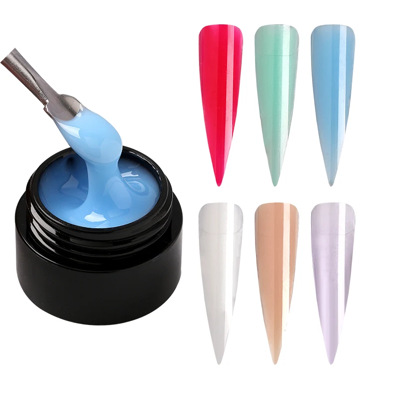yidingcheng gel factory wholesale oem private label colorful uv gel varnish semi permanent natural nail color poly gel