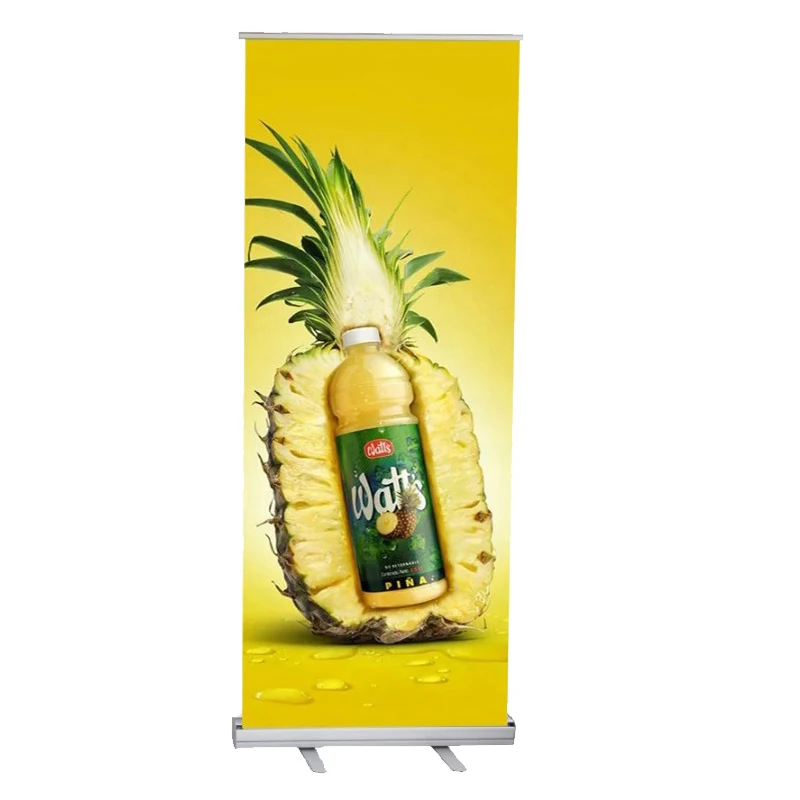 Aluminium Luxury Tear Drop Retractable Roll Up Banner Display Stand