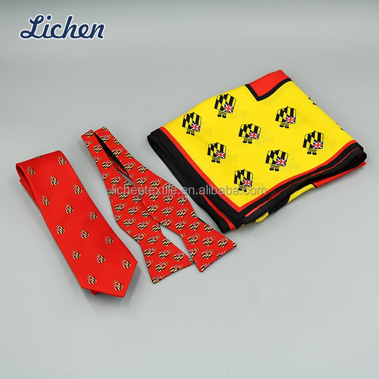100% модный мужской шелковый тканый галстук с логотипом для заказа