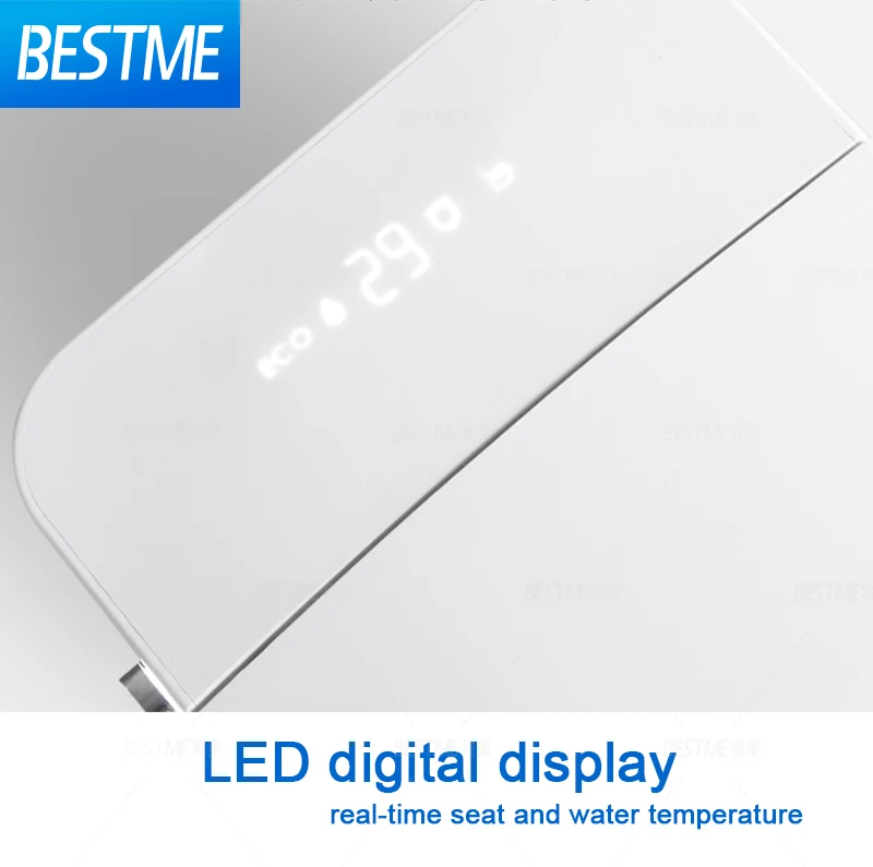 BESTME Bidet Smart Toilet Remote Elongated Automatic Floor Mounted Seat Intelligent Smart Toilet intelligent toilet