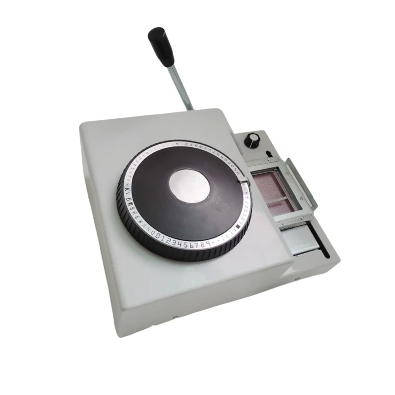 Multifunctional PVC Card Embossing Machine Manual for Plastic Card Coding & Printing