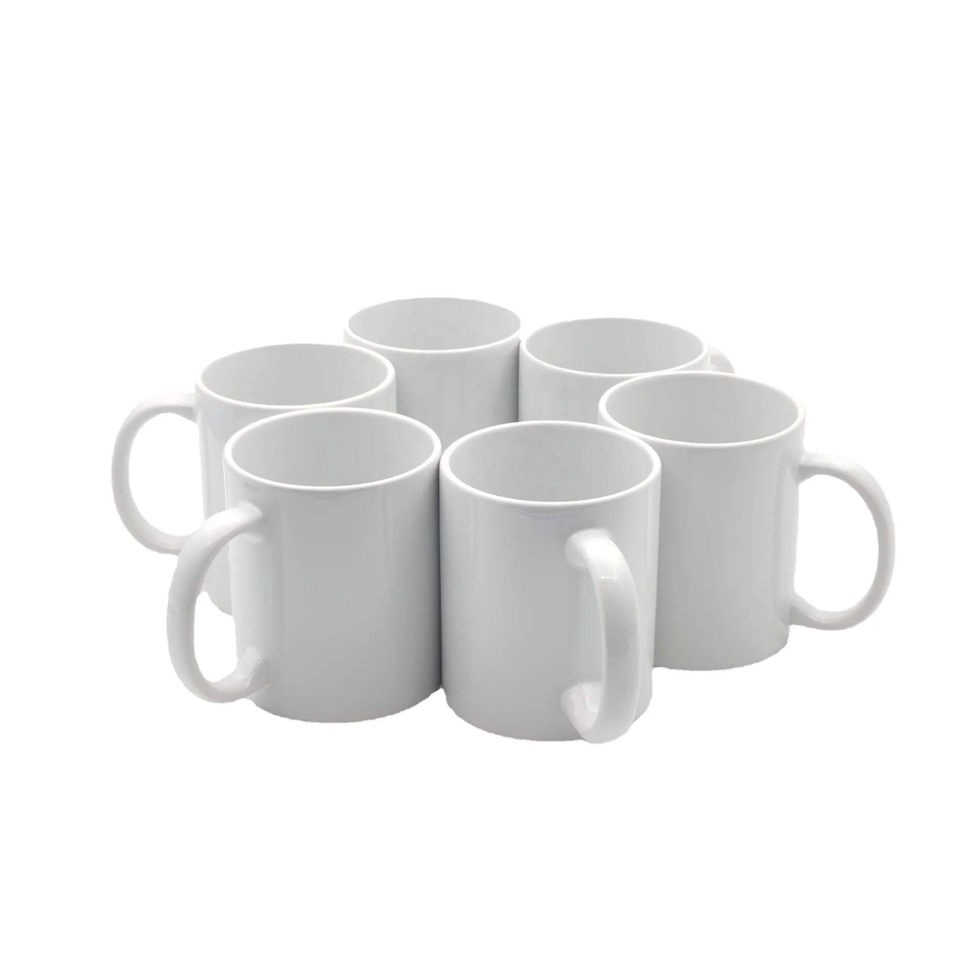 Wholesale Sublimation Blanks Products 11oz White Ceramic Coffee Mug Cup