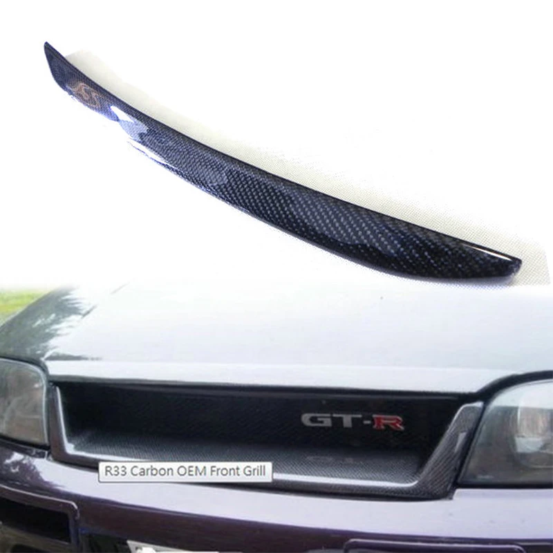 Автомобильные запчасти из углеродного волокна для nissan Skyline R33 GTR GTS Крышка Капота