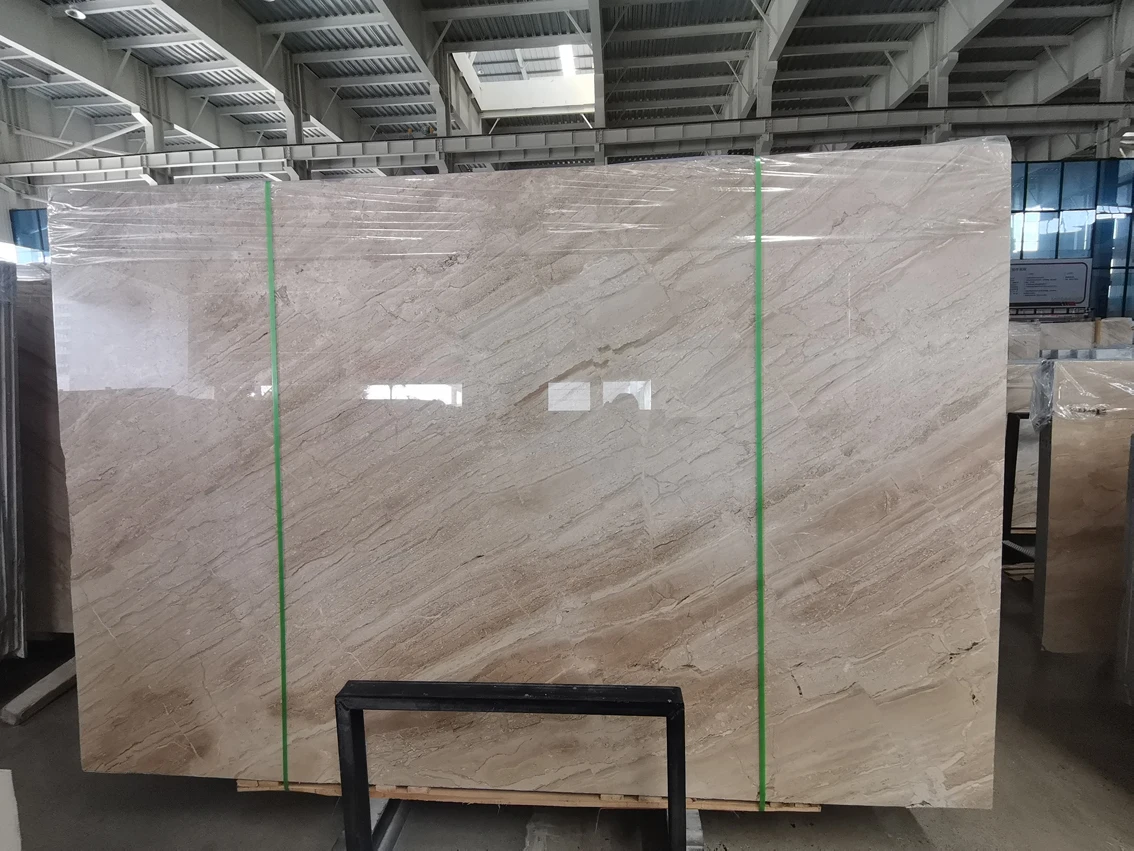 Polished Italian Diano Royal Marble Beige Marble Slab Indoor Flooring Tiles Stone Thin Marble Veneer Sheets