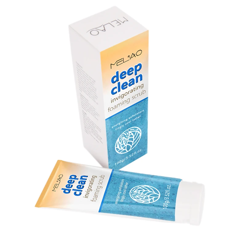 100% pure organic Body Exfoliating Peel Gel Facial Skincare Deep-Cleaning Daily Face Exfoliator Pore Minimizer Blackhead Remover
