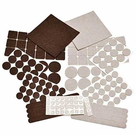 Self adhesive antiskid floor protectors felt pad felt furniture pads wool felting pad