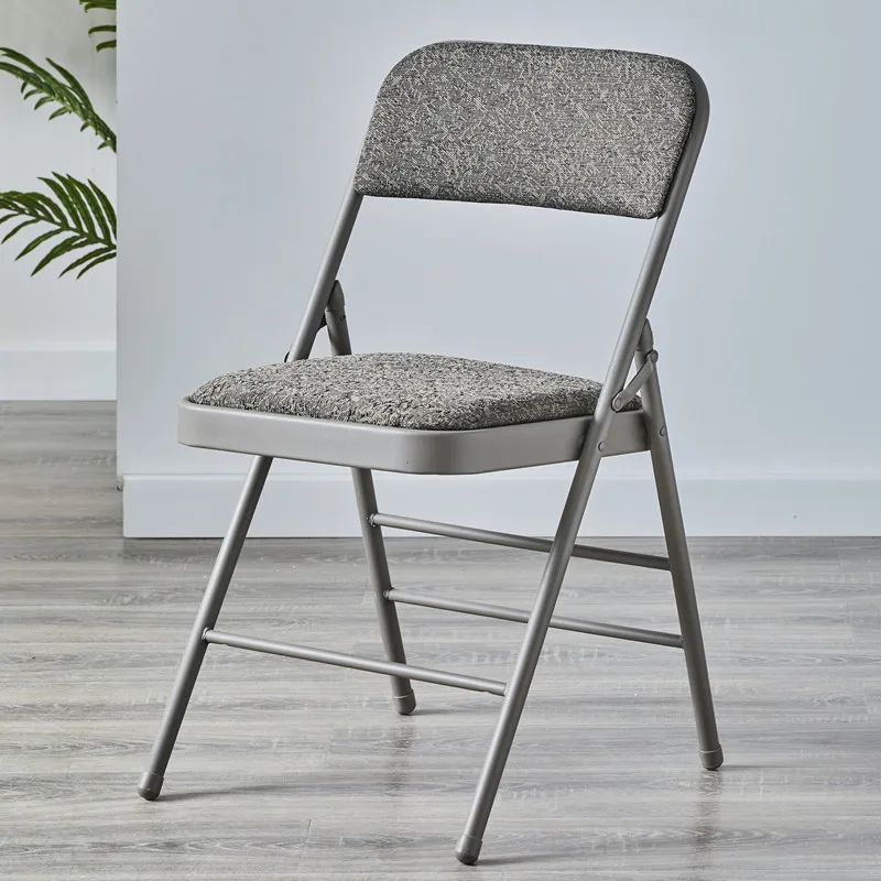 Chaise Fabric Padded Folding Waterproof Moder Garden Family Steel Frame Folding  Chair