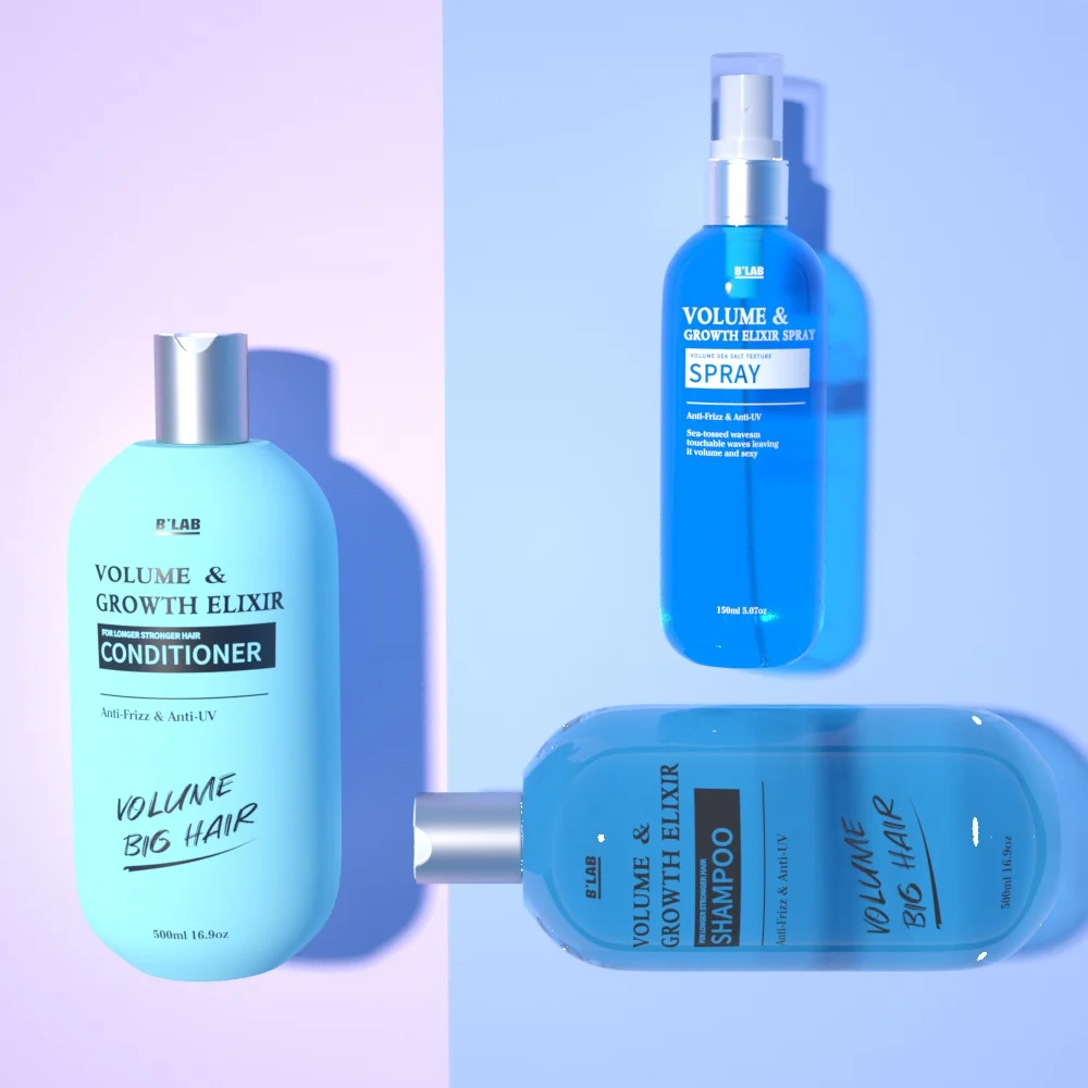 OEM ODM набор для объемного шампуня и кондиционера, частная марка, бессульфатный шампунь и кондиционер, набор с полными наборами для ухода за волосами