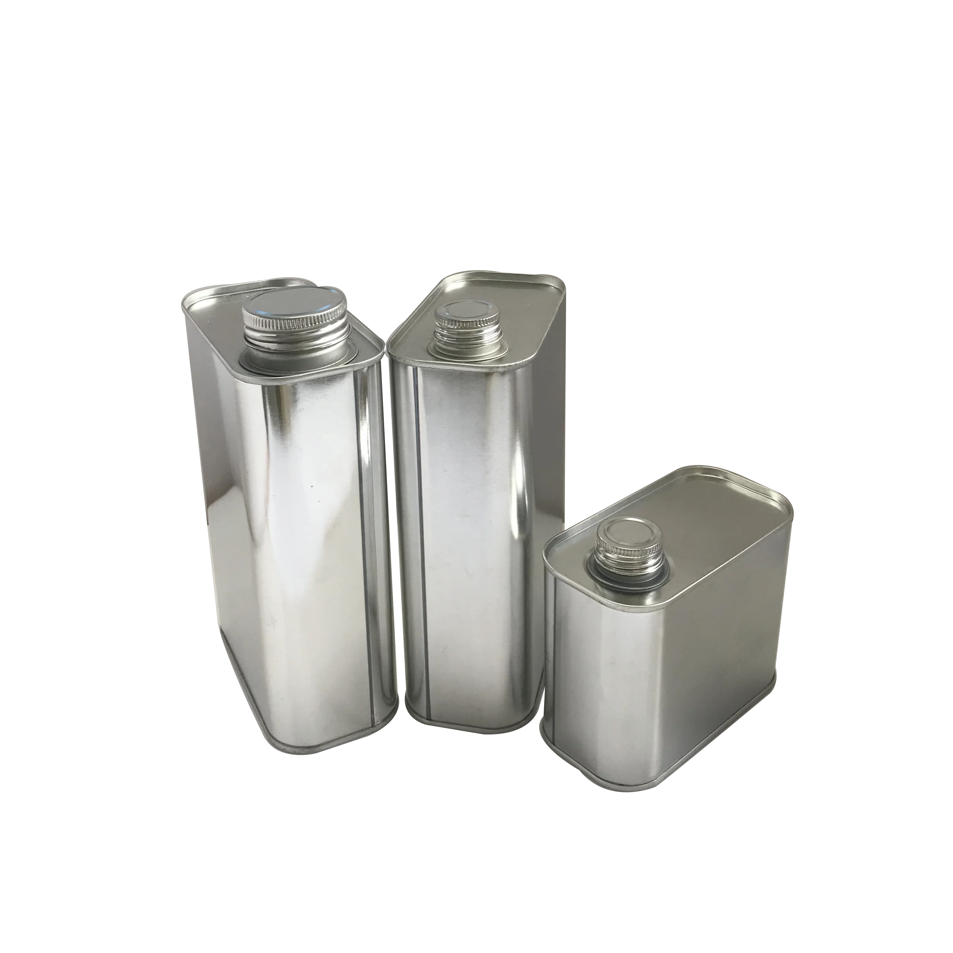 1L empty square metal jerry oil tin can for motor oil brake cleaner car oil engine fluid paint