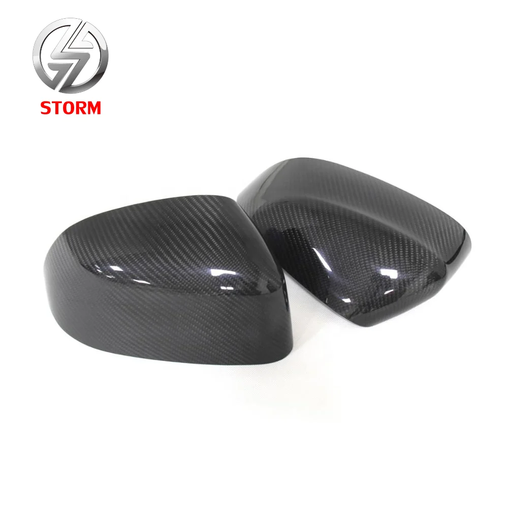 High Quality Gloss Black Finished Carbon Fiber Side Mirror Cover For Range Rover Sport/Vogue 14-on