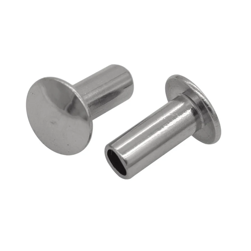 Oval Head Semi-Tubular Rivets GB873 round head iron semi tubular rivet GB 873 iron rivet