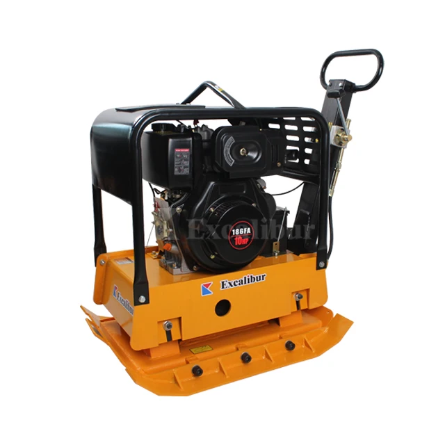 Gasoline Reversable Plate Compactor Clutch Manual Vibrating Earth Compactor For Sale