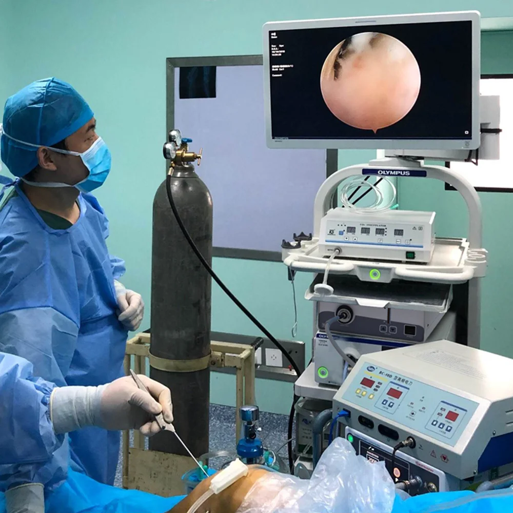 Chenwei Portable LED Fiber Optical Endoscope Microscope with Cold Light Optimal Lighting Source Medical Operations ENT Light