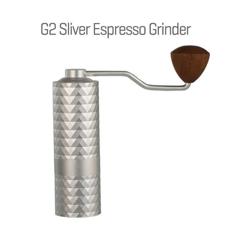 Z Newest Ecocoffe Portable Adjustable Manual Coffee Bean Mill With Stainless steel Burrs Stainless Steel Coffee Grinder G2