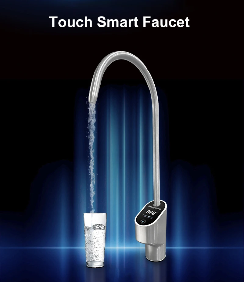 Built in Intelligent Chip Quick Connect Plug & Play Independent TDS Probe Smart Faucet for RO System