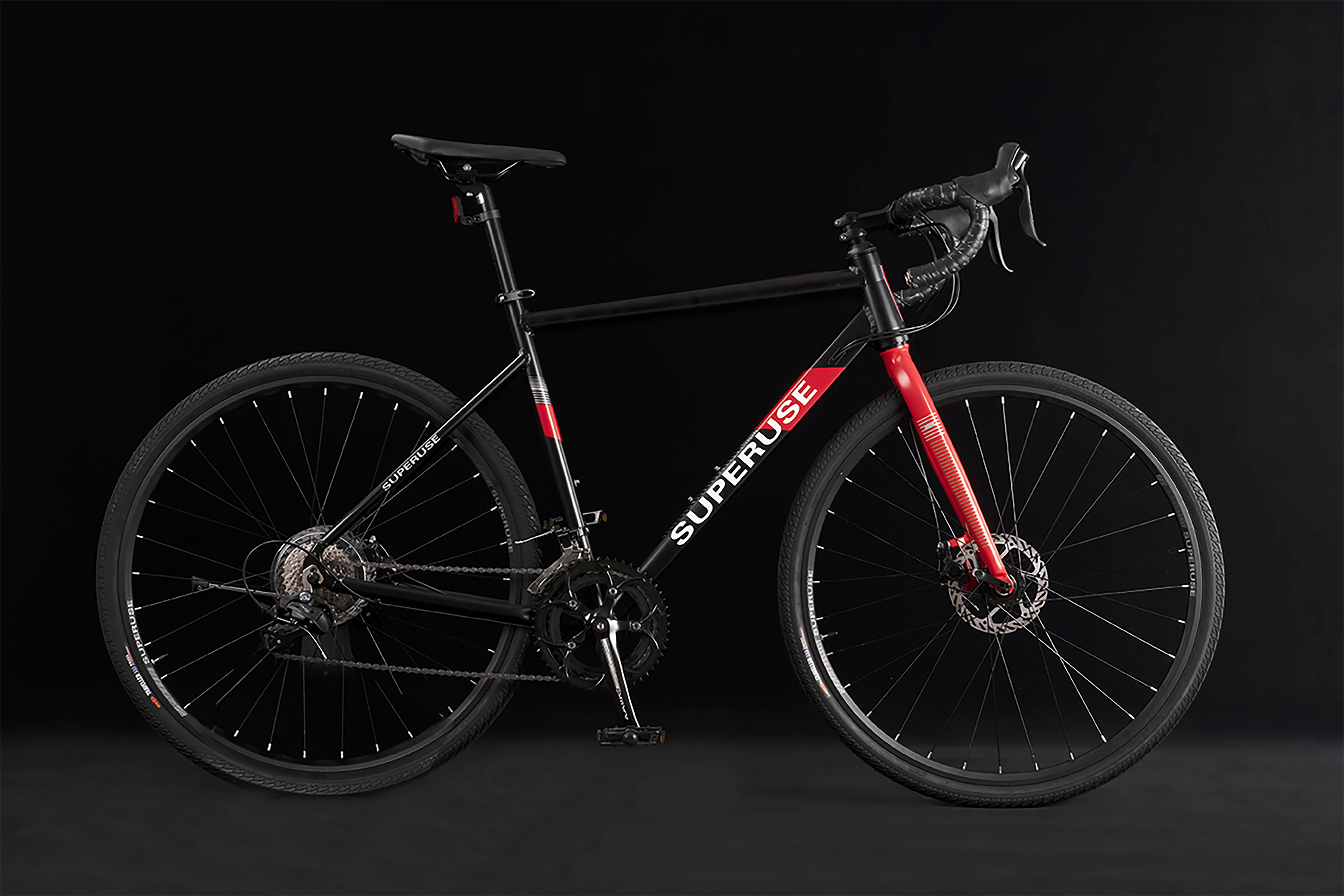 ODM and OEM 1 Year Warranty time Silver/Black 16 Speed 700c Aluminum Disc Brake Road bike