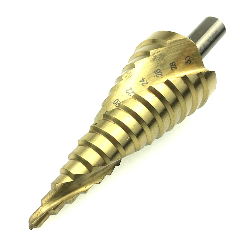 High Quality HSS Titanium Coated Stepped Drill Power Tools Carbide step Drill Bit