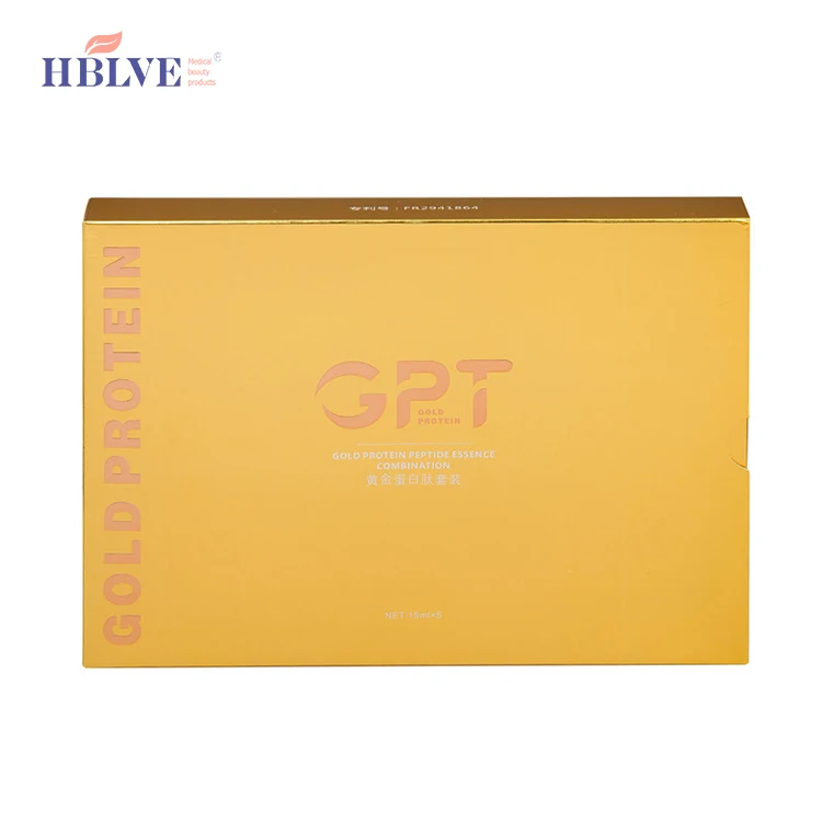 Newest Product Reduce Forehead Lines Increase Collagen Peptide Line Carving Gold Thread