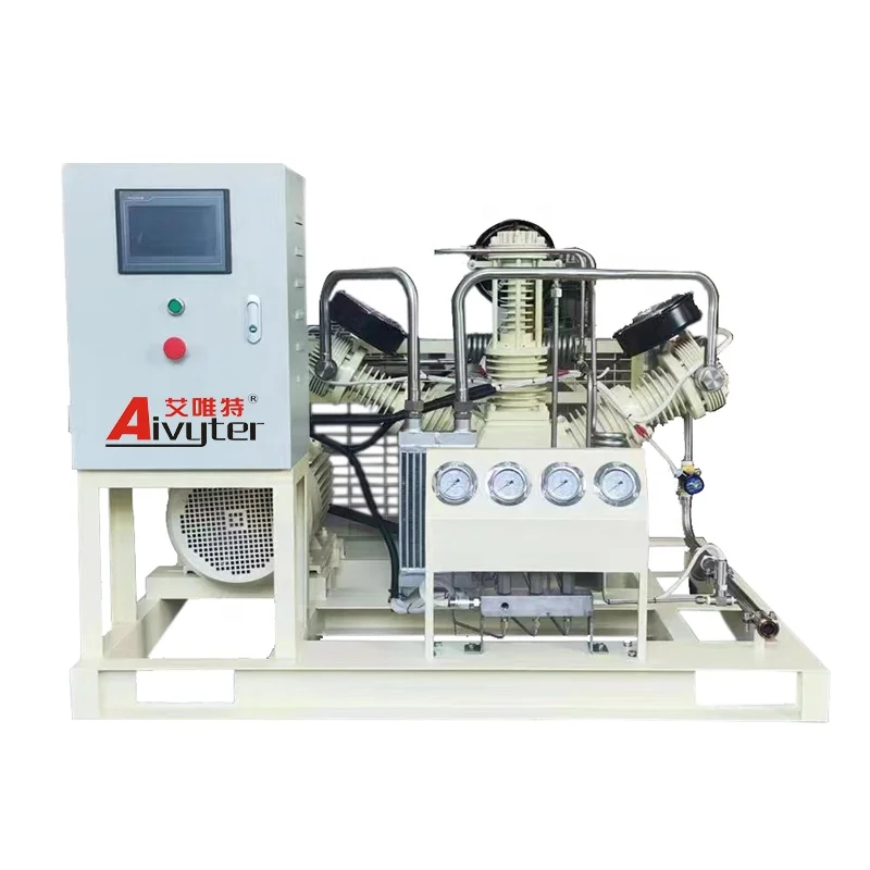 6Nm3/h 150Bar 200Bar High Pressure Oil Free Medical Oxygen Booster Compressor For Hospital