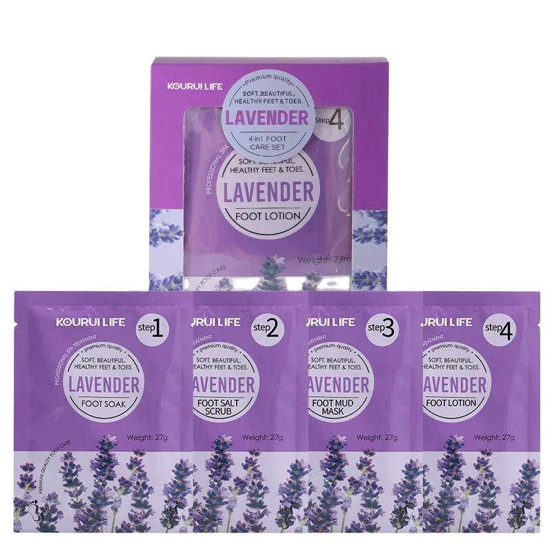 FABRIQUE EN CORFE Nature 4 in 1 Crystal Jelly Pedicure Foot Soak VOESH Salt Spa Soften Whiten Manicure