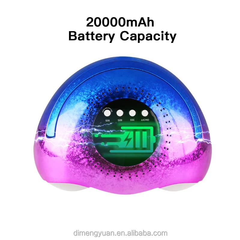 Professional Nail Curing Dryer Machine Big Space Cordless Rechargeable 120W UV LED Nail Lamp