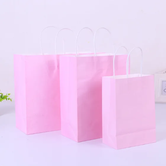 wholesale custom kraft paper bag hand bag gift bag for shopping, package,