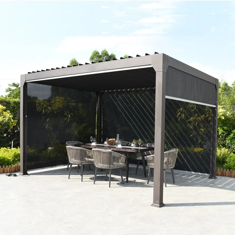 Contemporary design Metal Outdoor furniture patio pavilion gazebo