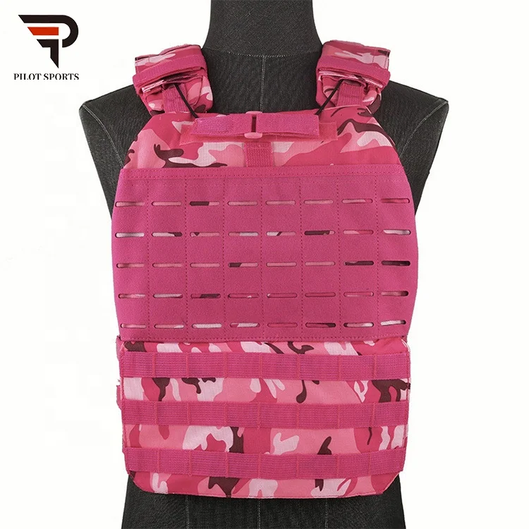 PILOT SPORTS Pink Camo Fitness New design function training adjustable  weighted vest