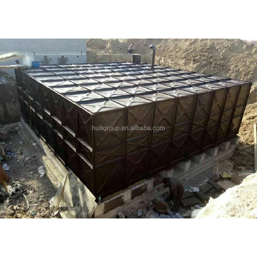 BDF GSC Underground Tank 10000 20000 50000 Liter Litre Gallon Modular Assembled Pressed Steel Water Storage Tank
