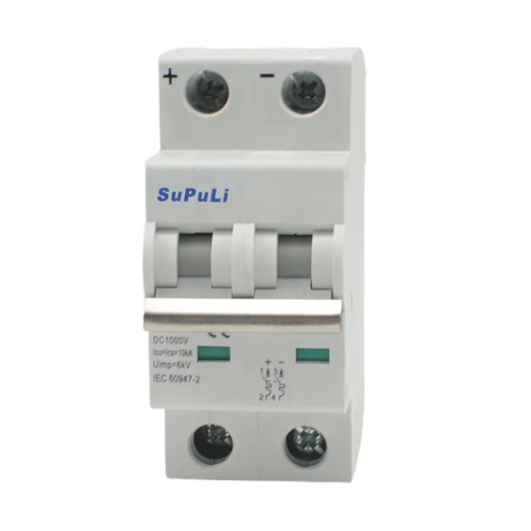 Best Price L7 Dc Mcb Circuit Breaker 40A 2P 800V 1000V 6KA Dc Mini Miniature Circuit Breaker Mcb dc For Solar System