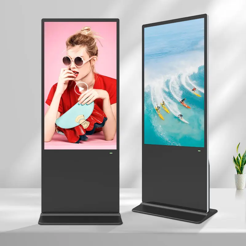 Крытый коммерческий рекламный дисплей 85 дюймов YUWO HD LCD Android TV Player экран