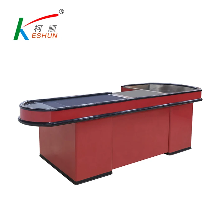 Retail shop cashier counter stainless steel checkout counter