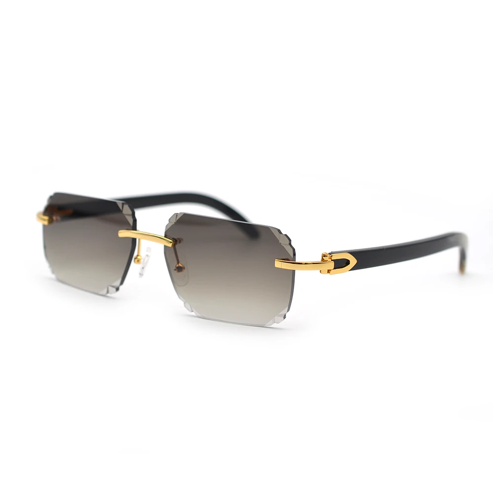 Sifier custom shades 2023 small women luxury fashion sun glasses trendy rectangle frameless sunglasses vendor
