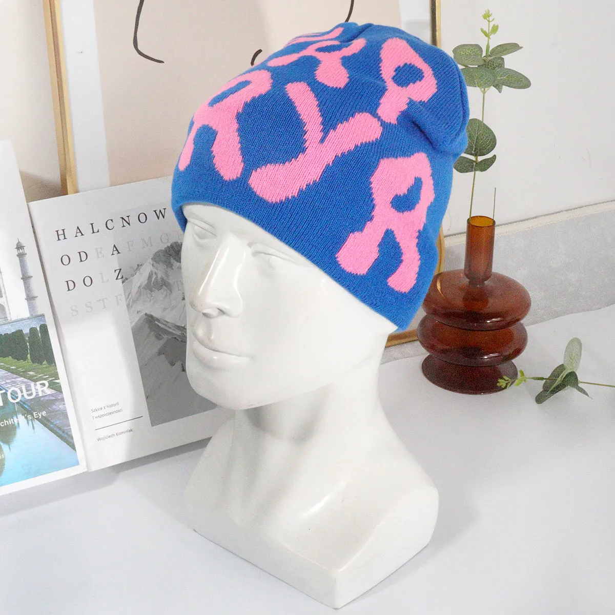 Wholesale New Arrivals Boutique Knitted Stretchy Fashion Running Hat Women Winter Hats