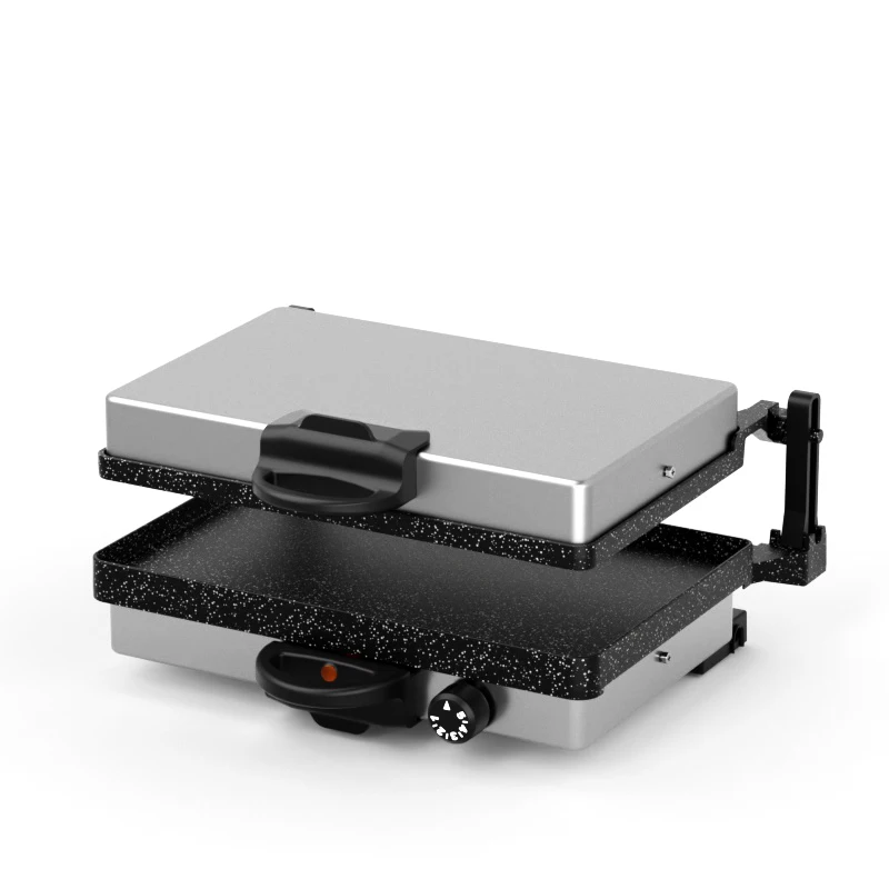 Multi-functional 2000W Double Plate Electric Sandwich Press Panini Grill