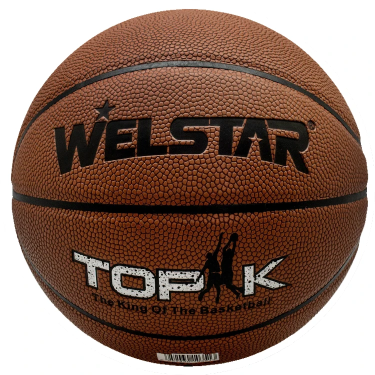 High Quality Basketball Outdoor Custom Inflatable Basketball Training Leather  PVC Basketball