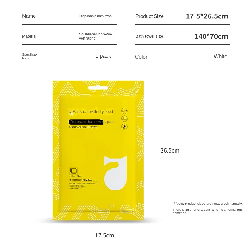 CZ3002 convenient and hygienic nonwoven cleaning cloth non woven disposable bath towels  for hotel travel