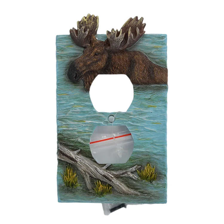 Resin Material Wall Switch Plate Light Outlet Cover Board Switch Panel