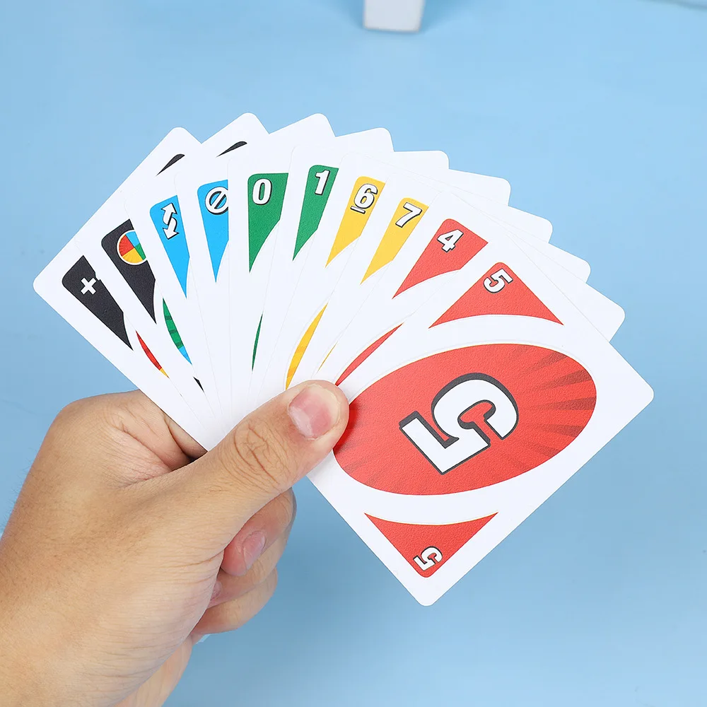 112PCS High Quality Hot Sale UNQHI Card Games for Kids Girls Family Playing Poker Toy Wild Minecrafts Classic Board Games Cards