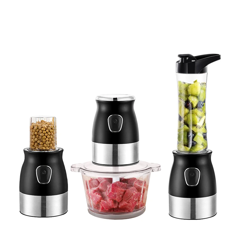 2L capacity 300W mixer power household electric meat vegetable nut grinder with glass bowl chopper blender